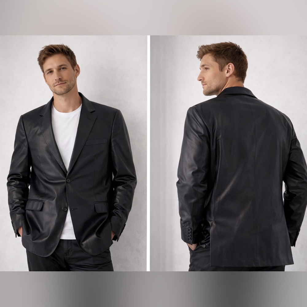 BCX Men's Sleek Black Sport Coat
